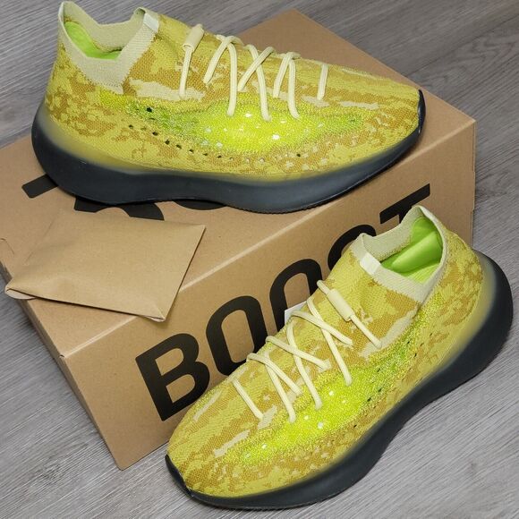 Adidas Mens Yeezy Boost 380 Shoes 10.5 Hylte Green Breathable Athletic Fashion main image 10